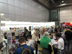 Der Stand des Selfpublisher-Verbands auf der Leipziger Buchmesse 2023