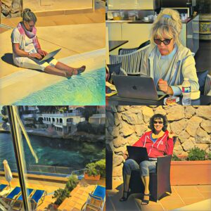 Drei Frauen schreiben auf Mallorca - Schreibcamp