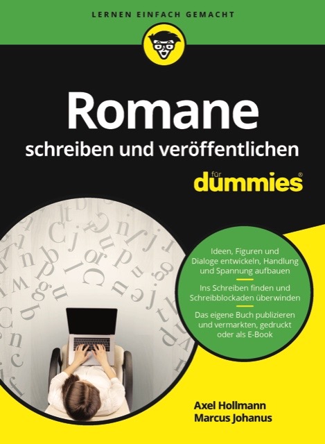 Cover des Schreibratgebers Romane schreiben und veröffentlichen für Dummies