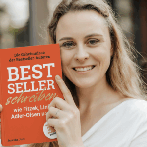 Autorin Jurenka Jurk mit ihrem Buch Bestseller schreiben