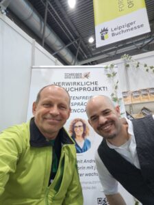 Tom Oberbichler mit Andreas Schuster auf der LBM 2026