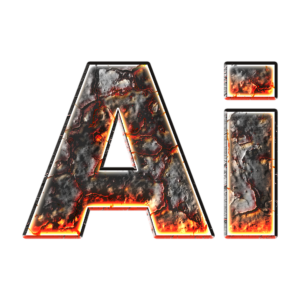 Buchstaben: Ai für künstliche Intelligenz